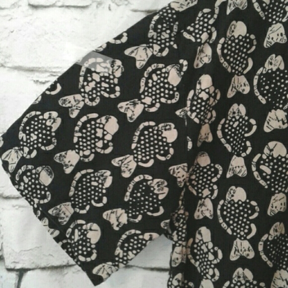 Designer Robert Stock abstract fish print shirt, very cool, sz XL - Picture 4 of 7